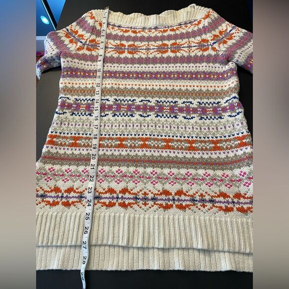 LAUREN Ralph Lauren Fair Isle Southwest Aztec Tunic Sweater Women’s Size M - Picture 6 of 7